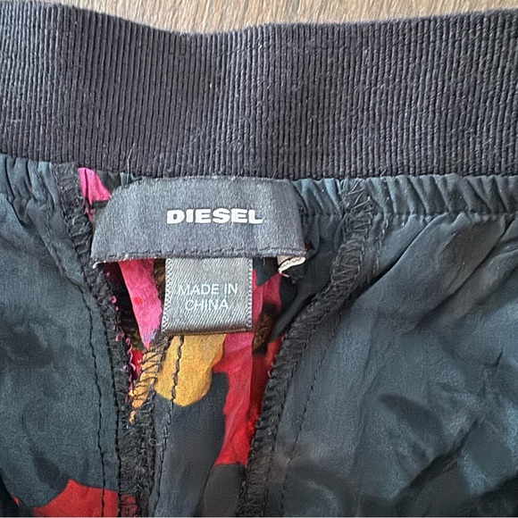 Diesel Floral Silky Viscose Pants - Picture 2 of 5